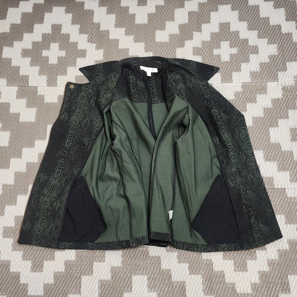 Women's Black Patterned Jacket - image 6